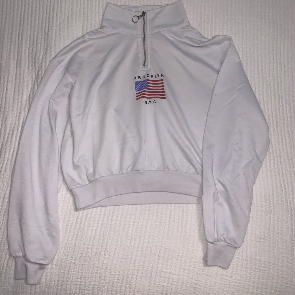 shein crop zip up